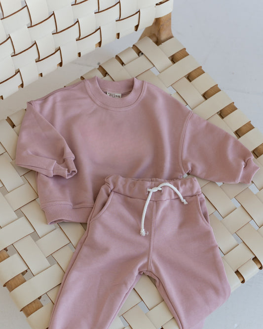 BLUZA OVERSIZE BLISSBABY RÓŻ