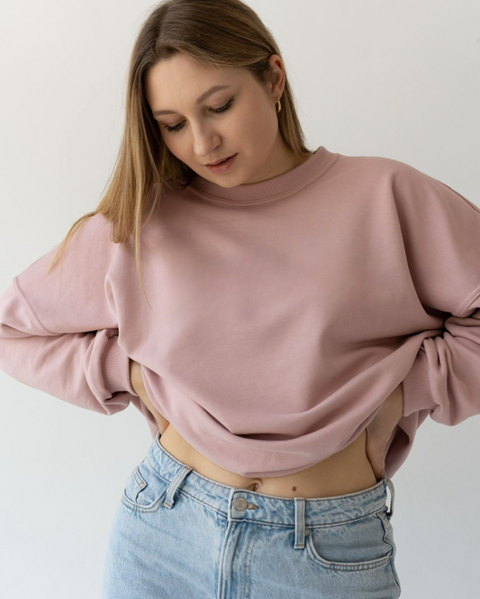 BLUZA OVERSIZE BLISS RÓŻ