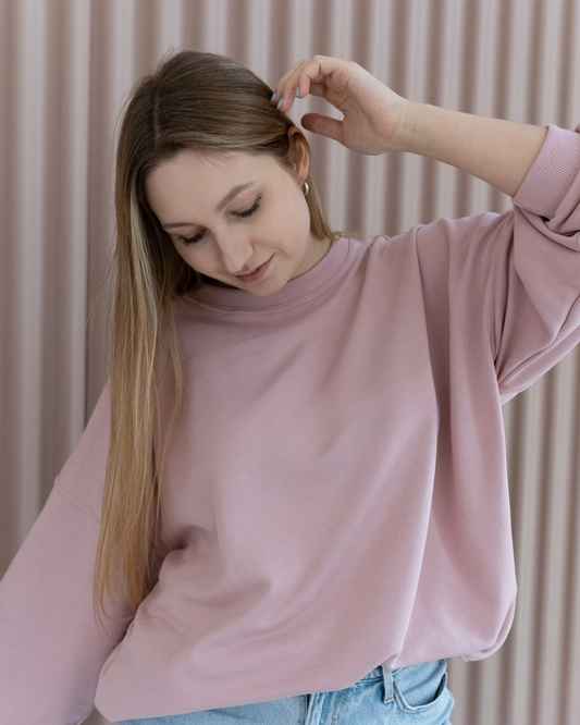 BLUZA OVERSIZE BLISS RÓŻ