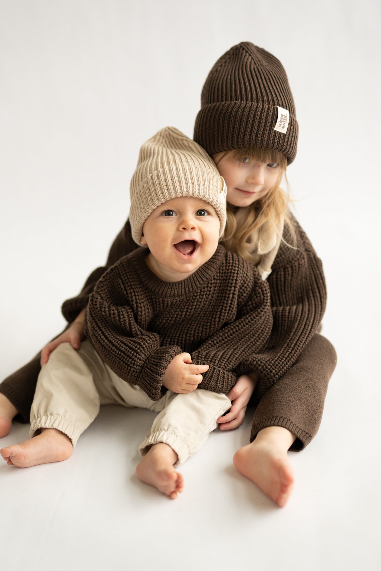 Sweter merino CZEKOLADOWY