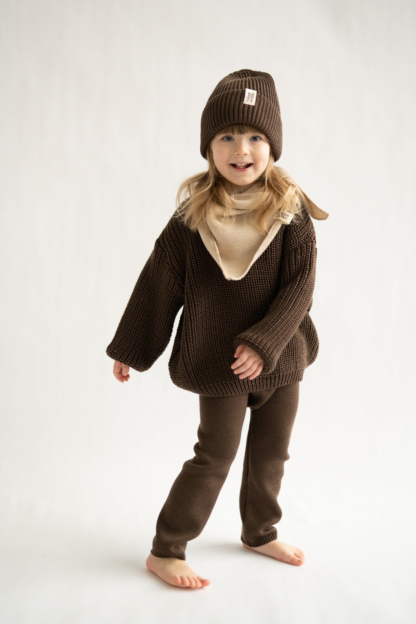 Sweter merino CZEKOLADOWY