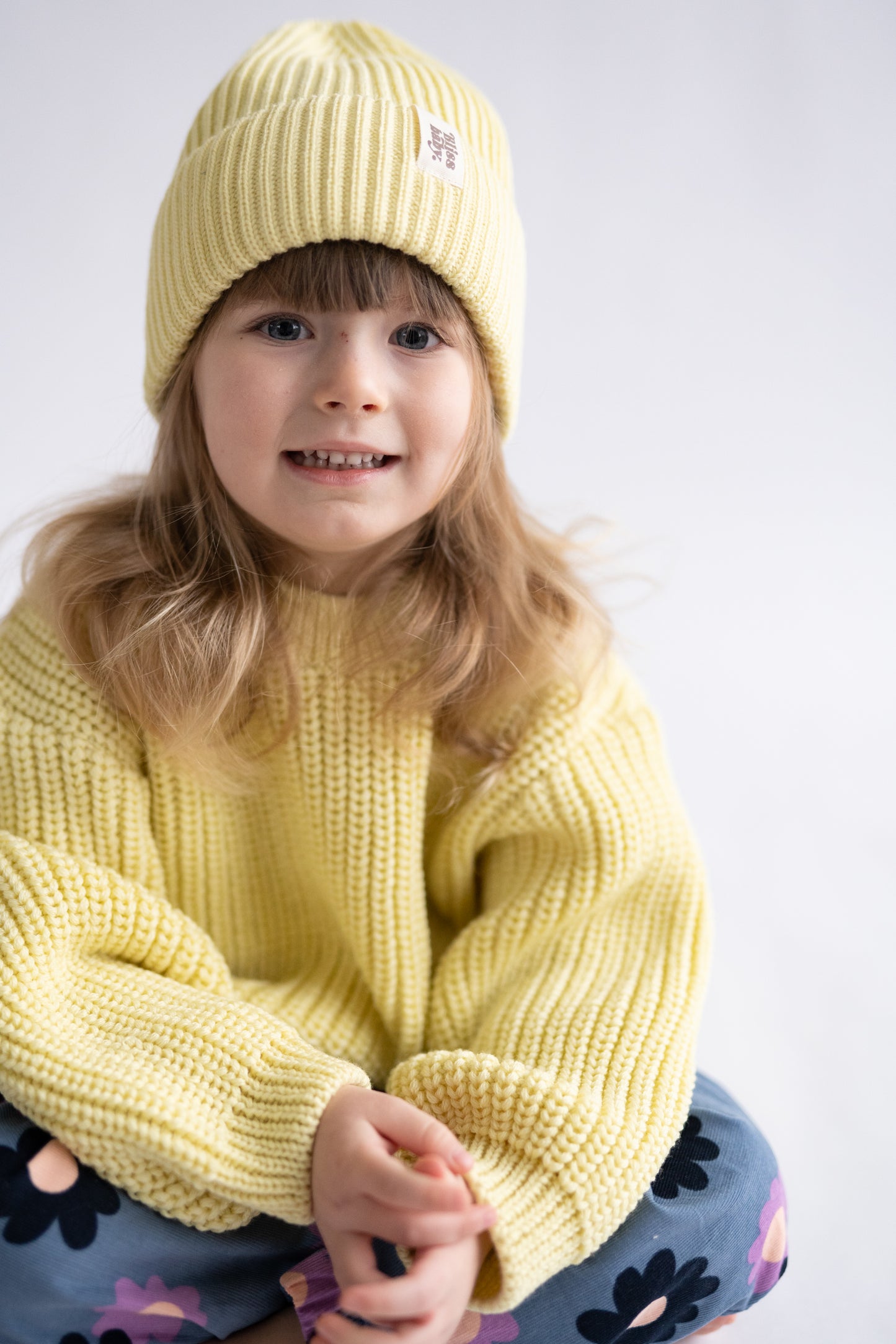 Sweter merino KANARKOWY