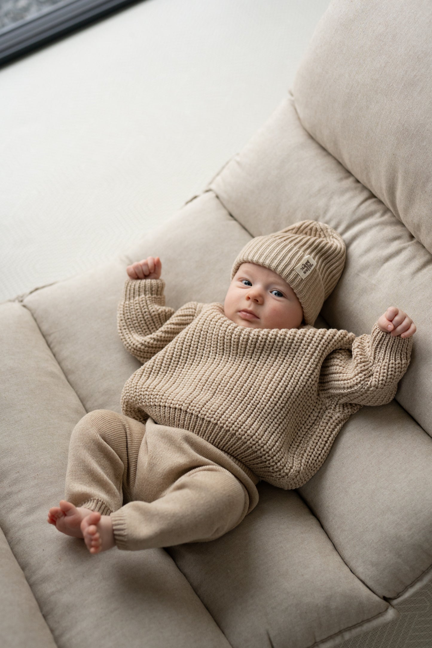 Legginsy merino BEŻ