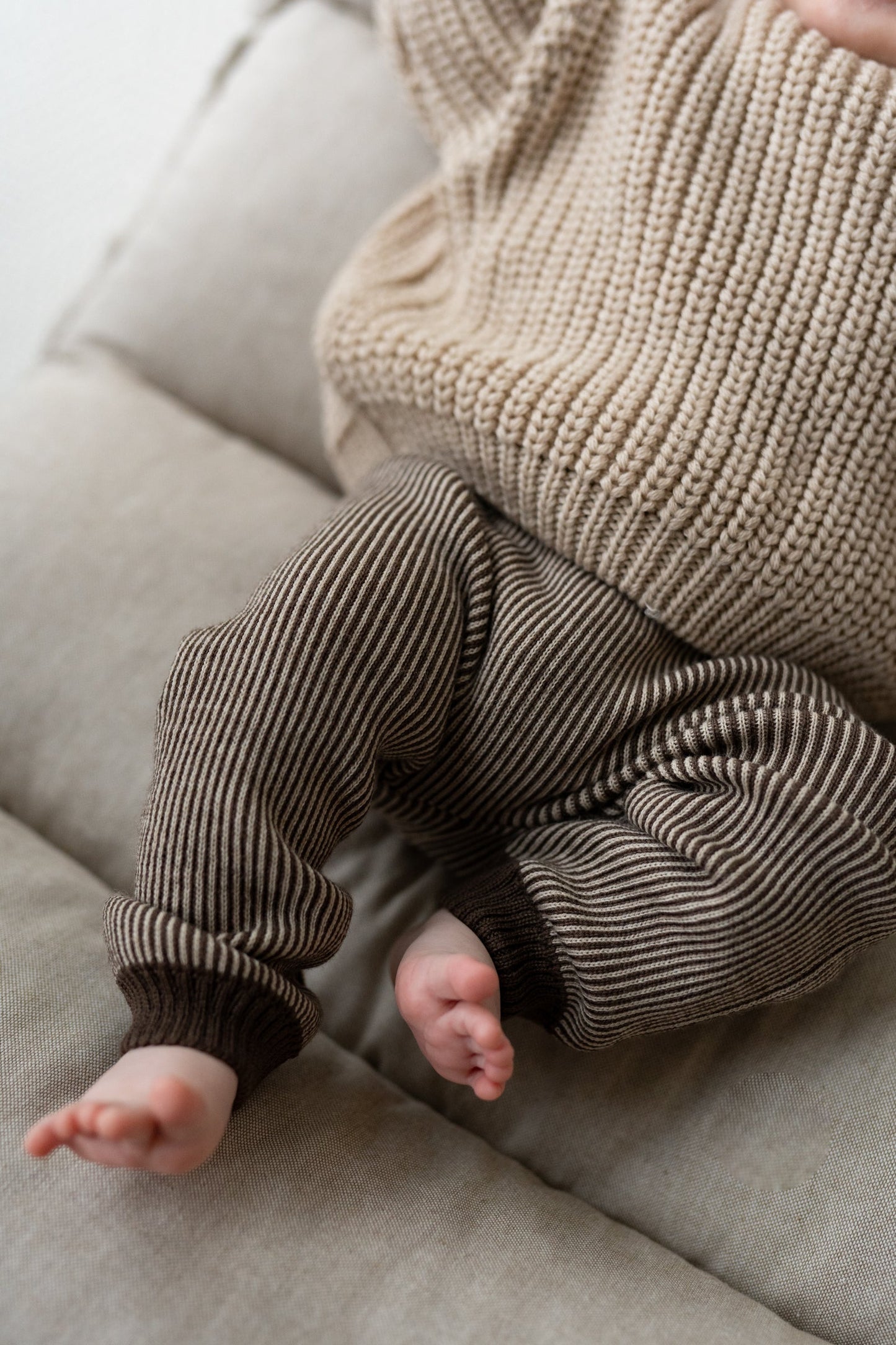 Legginsy merino STRIPES