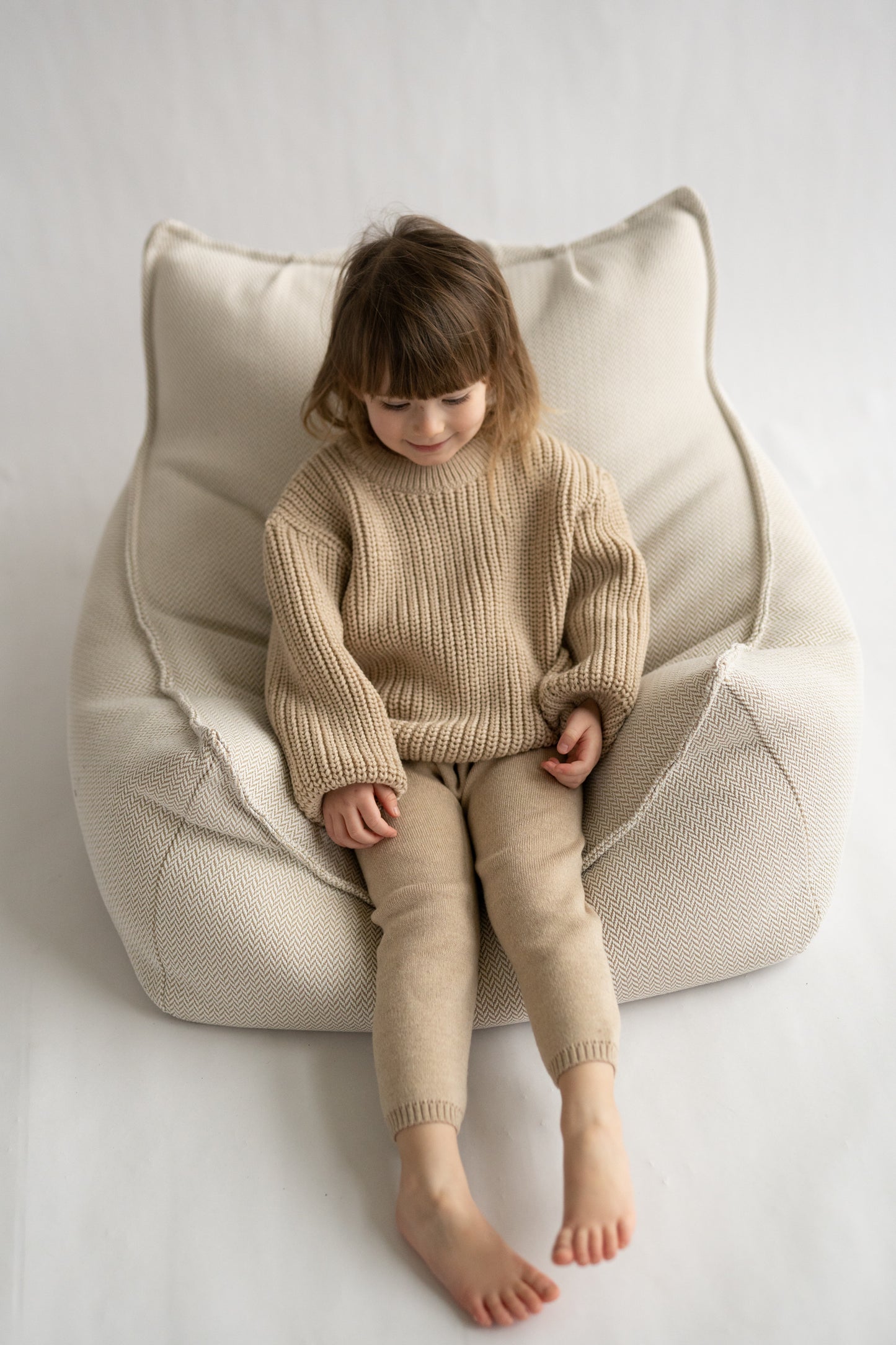 Legginsy merino BEŻ