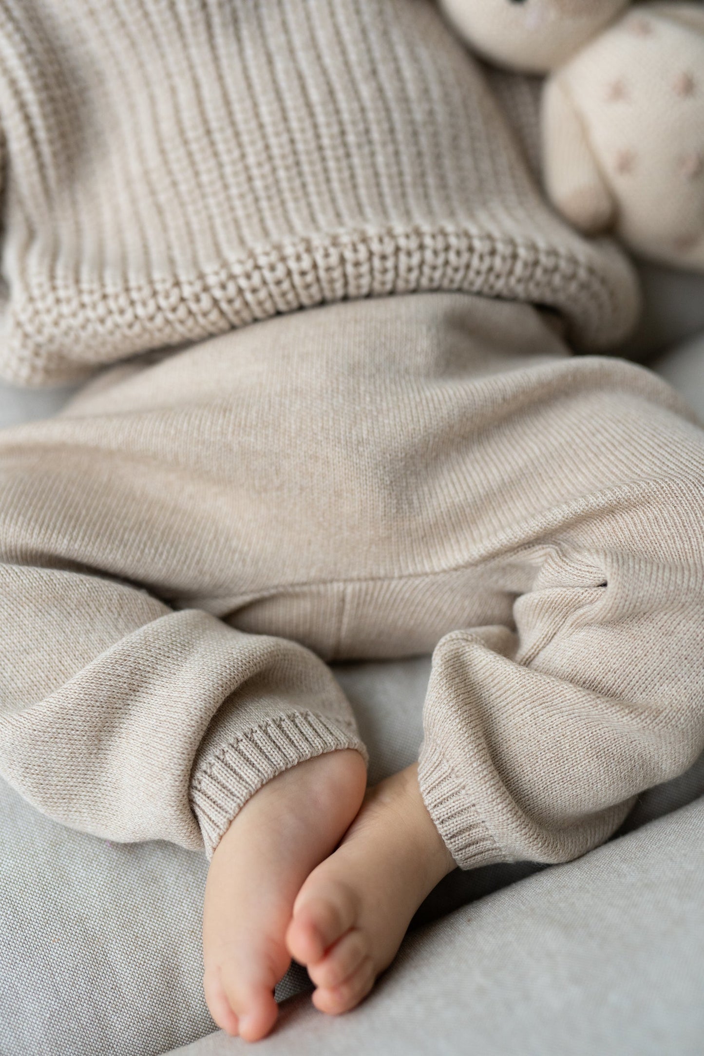 Legginsy merino BEŻ