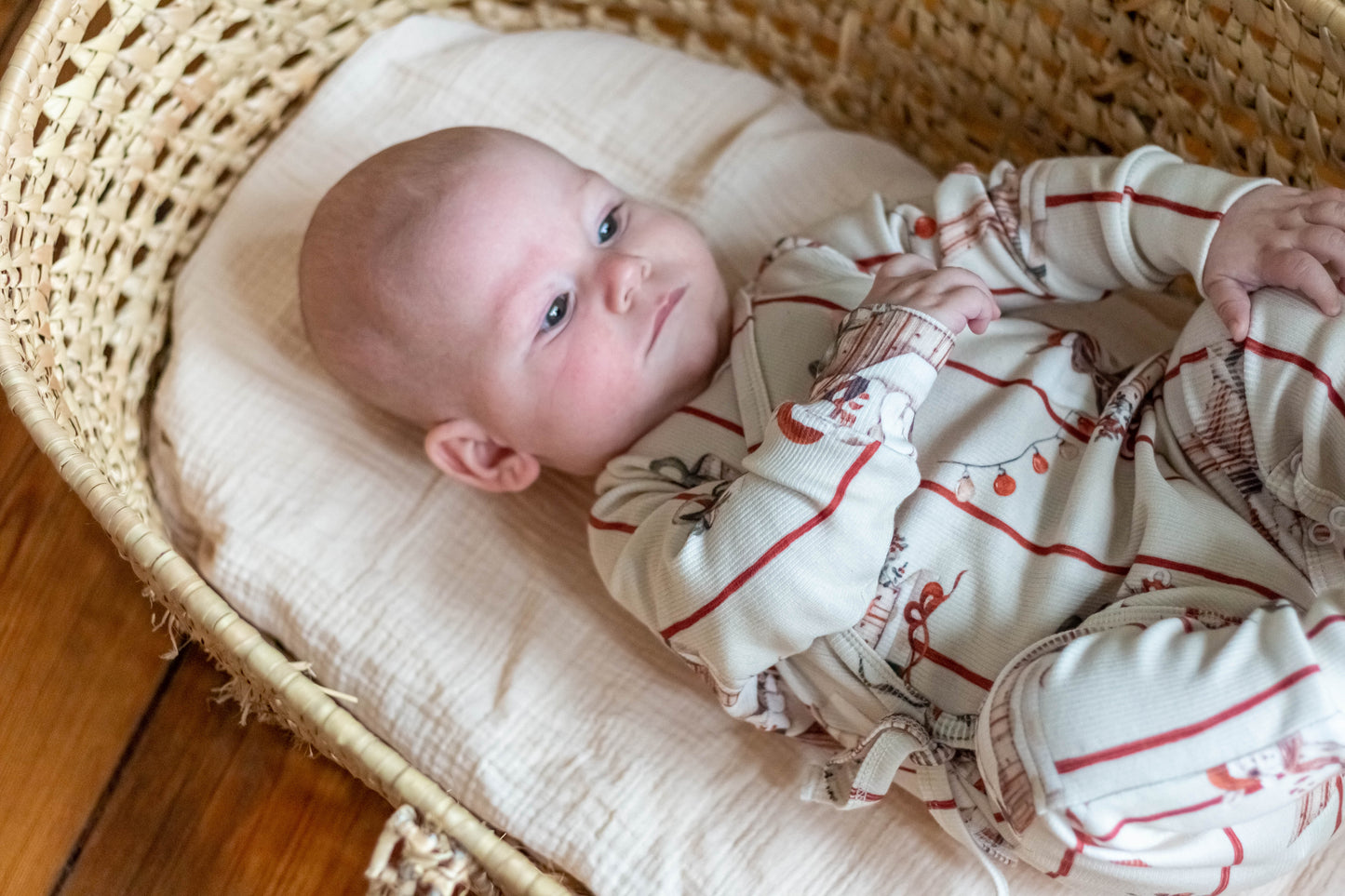 Rompers kopertowy ZIMOWE KRÓLIKI