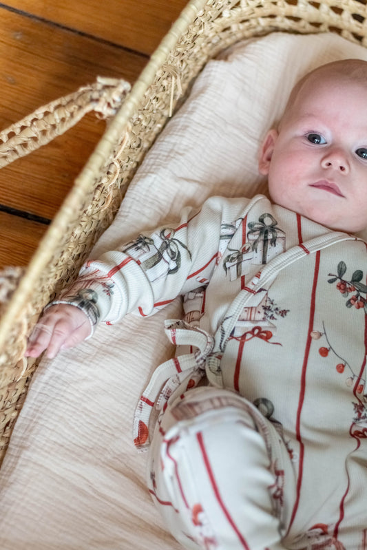 Rompers kopertowy ZIMOWE KRÓLIKI