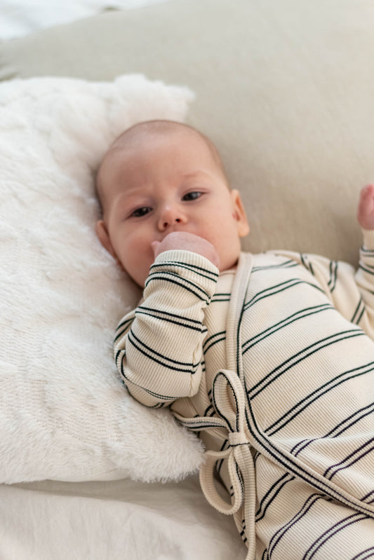 Rompers kopertowy SOFT STRIPES