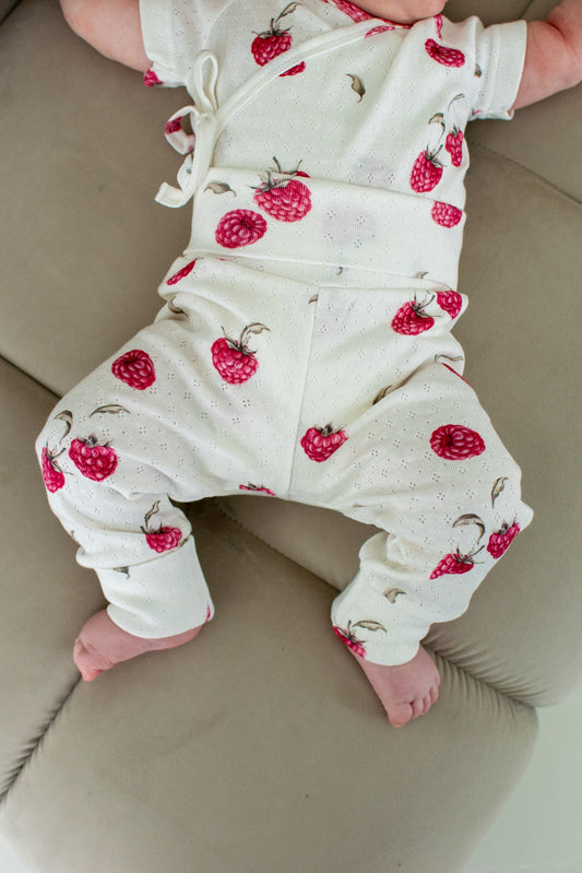 Legginsy rosnące ażurek MALINKA