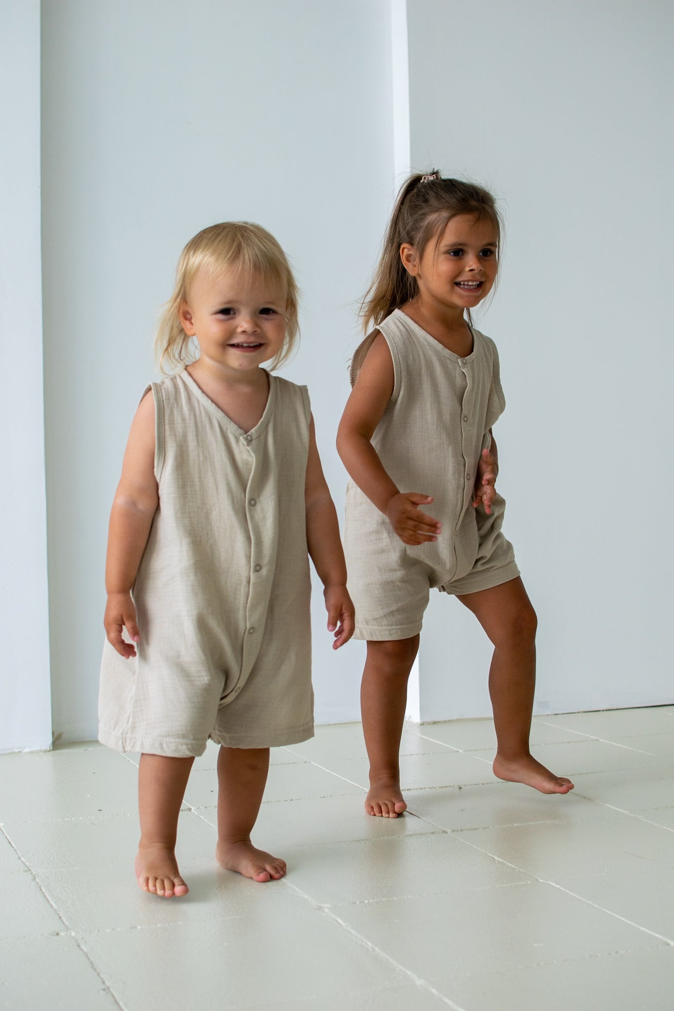 Rompers muślinowy LATTE