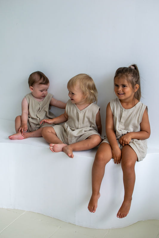 Rompers muślinowy LATTE