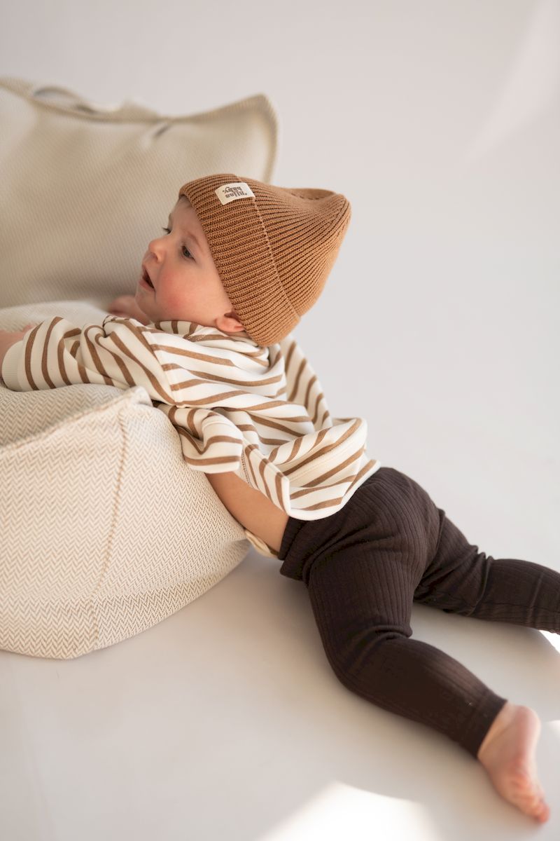 Bluza overisze BEIGE STRIPES